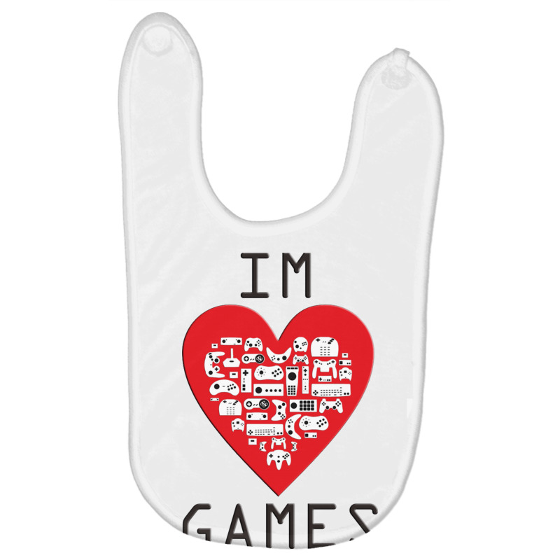 Im Love Games Baby Bibs | Artistshot