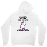 Funny Unicorn When A Woman Laughs During An Argument Unisex Hoodie | Artistshot