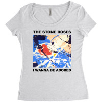 The Stone Roses I Wanna Be Adored [tw] Women's Triblend Scoop T-shirt | Artistshot