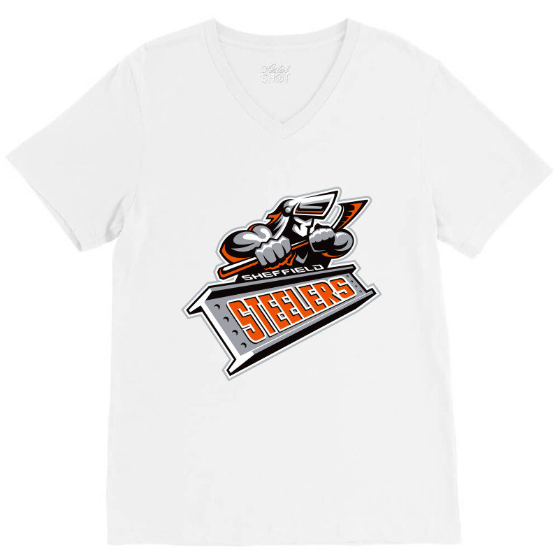 Sheffield,steelers V-Neck Tee by meong | Artistshot