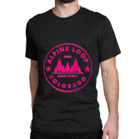 Alpine Loop Colorado Off Road 4x4   Retro Mile High Forest Raglan Base Classic T-shirt | Artistshot