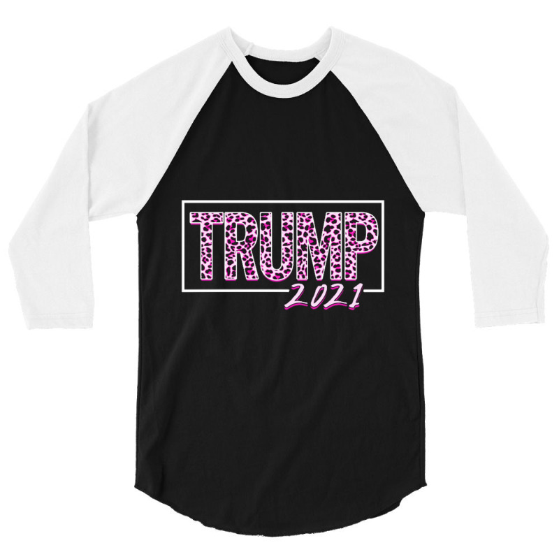 Trump 2021 For Dark 3/4 Sleeve Shirt | Artistshot