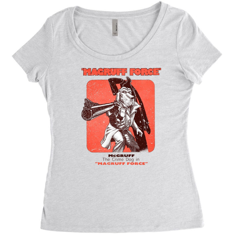 Mcgruff Force Women's Triblend Scoop T-shirt by wingtond | Artistshot