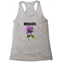 Broken Purple Rose Racerback Tank | Artistshot