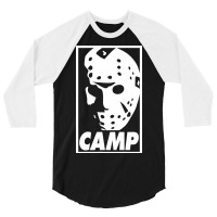 Camp Jason Voorhees 3/4 Sleeve Shirt | Artistshot