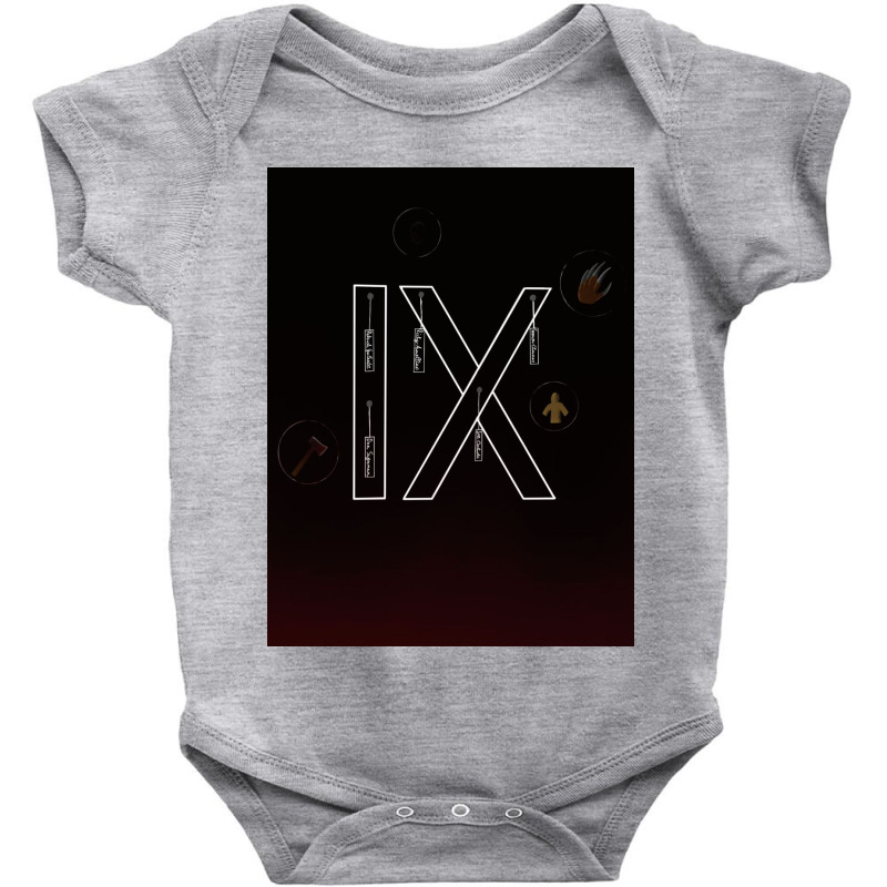 Album Ix Cover Symphonic Metal Baby Bodysuit by HenryCLee | Artistshot