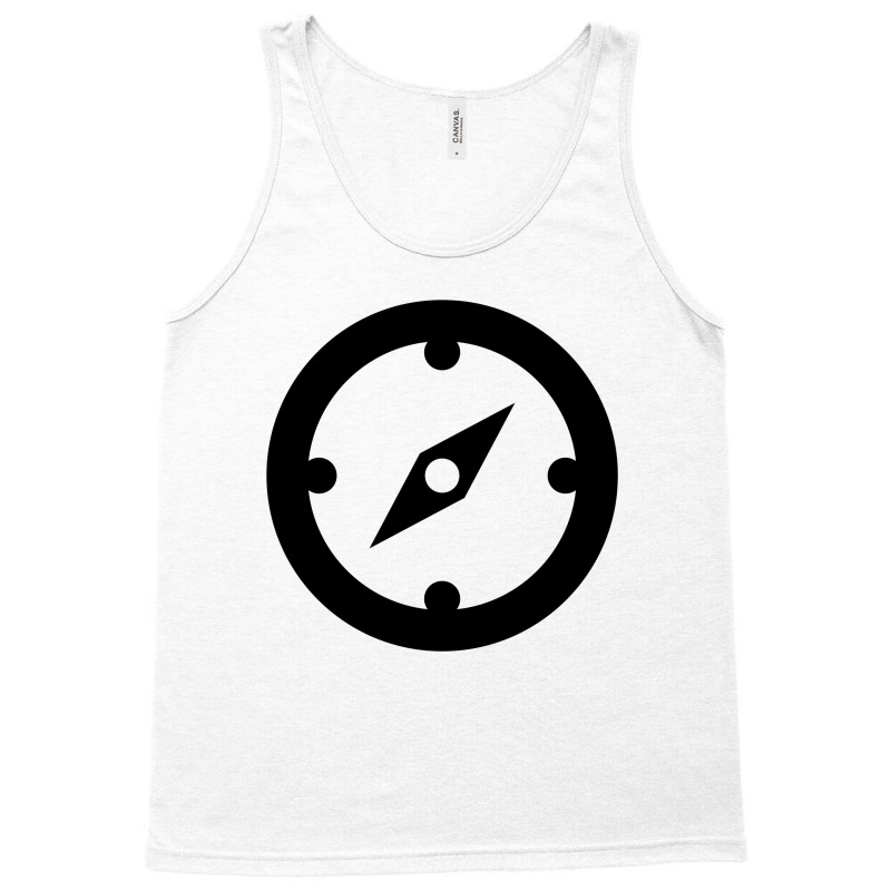 Clock Black Tank Top | Artistshot