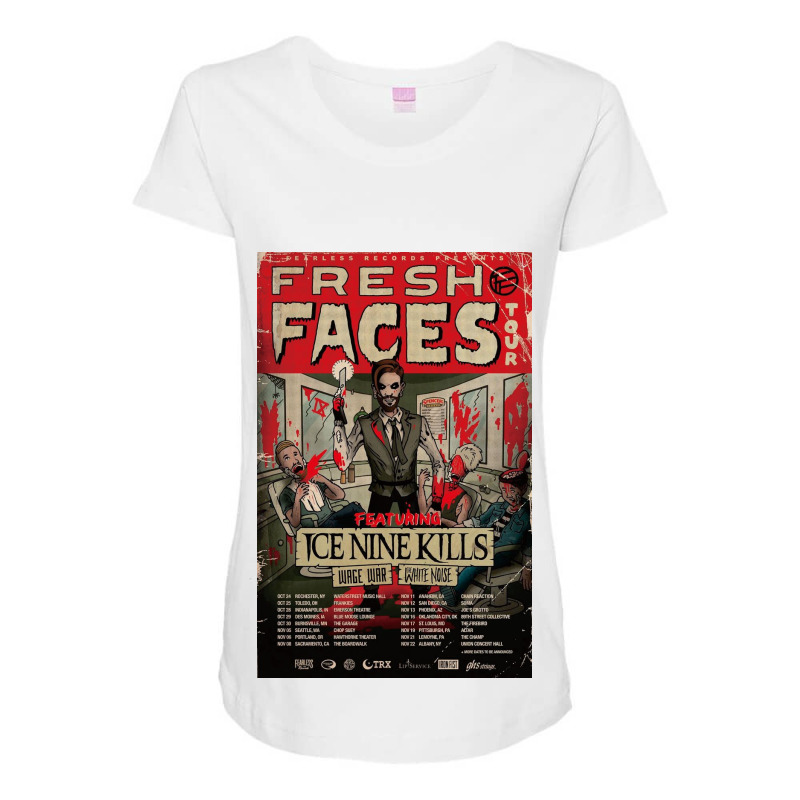 Fresh Faces Maternity Scoop Neck T-shirt by HenryCLee | Artistshot