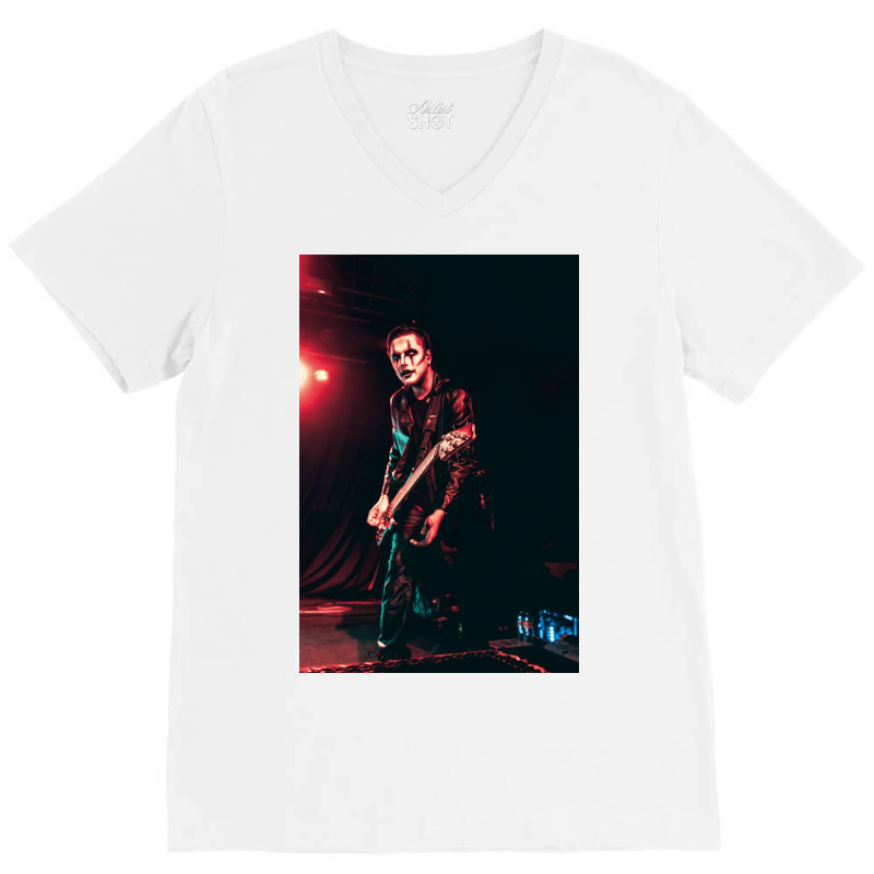 Guitar Mask Ice Nine Kills V-Neck Tee by HenryCLee | Artistshot