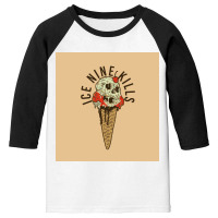 Ice Cream Kills Youth 3/4 Sleeve | Artistshot