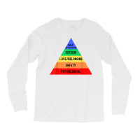 Maslow's Hierarchy Of Needs   Clinical Psychology, Psych T Shirt Long Sleeve Shirts | Artistshot