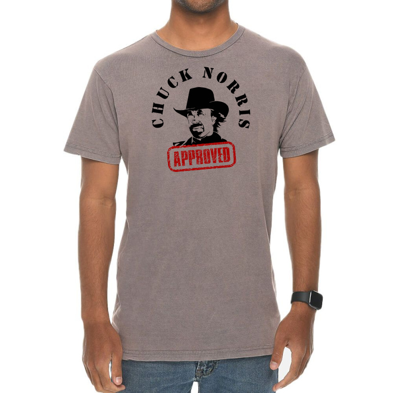 Chuck Norris Approved Long Vintage T-Shirt by treeyaesu | Artistshot