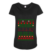 Deck The Halls Beta Blockers Nurse Christmas Ugly Sweater Maternity Scoop Neck T-shirt | Artistshot