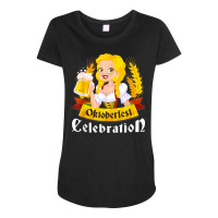 Oktoberfest Beer Wiesn Oktoberfest Girl Bavaria Design T Shirt Maternity Scoop Neck T-shirt | Artistshot