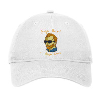 Vincent Van Gogh Hard Or Go Home Artist Humor Pun T Shirt Adjustable Cap | Artistshot