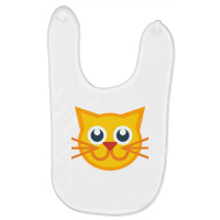 Cat Yellow Baby Bibs | Artistshot