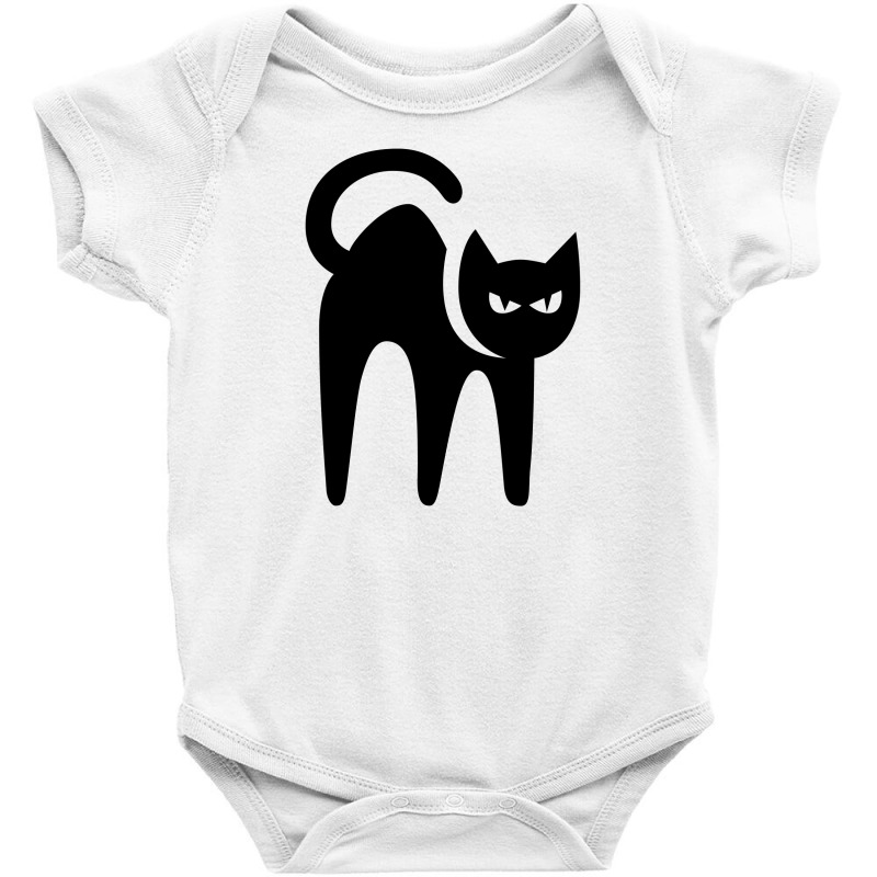 Cat Black Baby Bodysuit | Artistshot