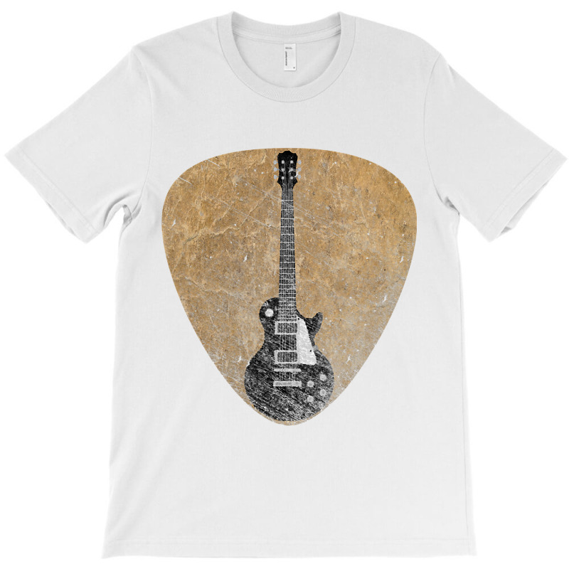 Vintage Guitar Pick Guitarist Lover Instrument Electric Bass T Shirt T-shirt | Artistshot