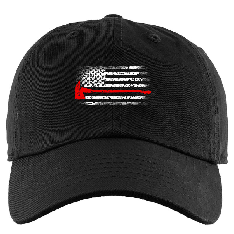 American Flag Fire Fight Red Axe Patriotic Gifts For Fireman Pullover Kids Cap by celanasubek | Artistshot