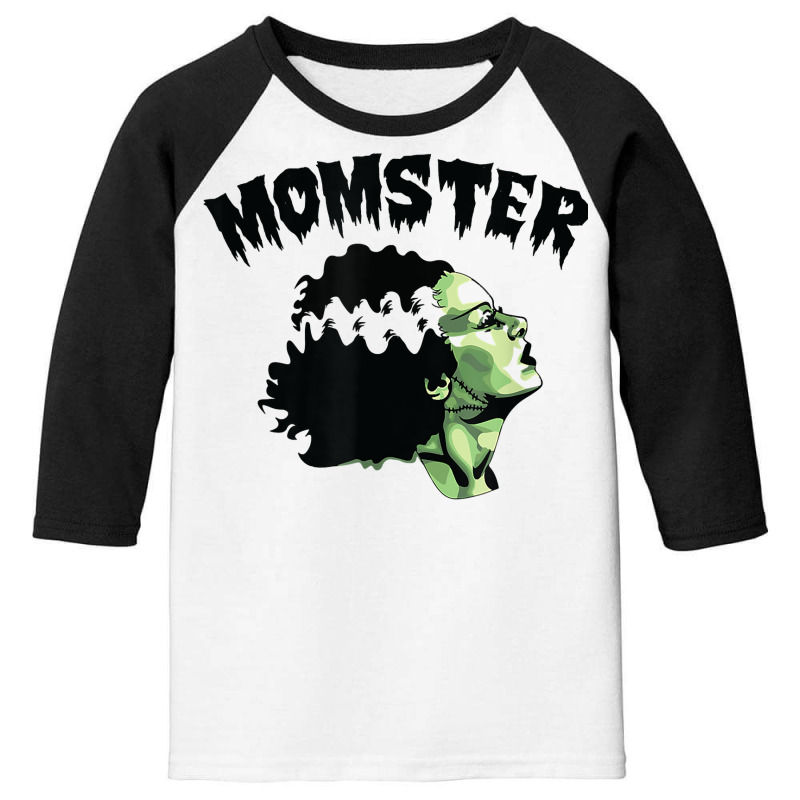 Momster Frankenstein T Shirt For Moms T Shirt Youth 3/4 Sleeve by lelalucin | Artistshot