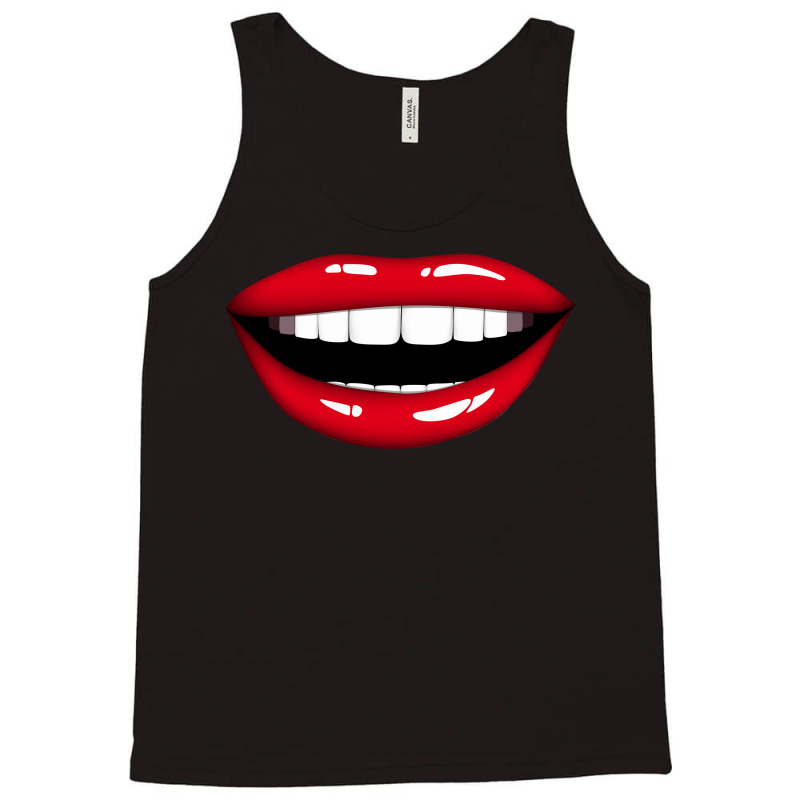 Lips Red Tank Top | Artistshot