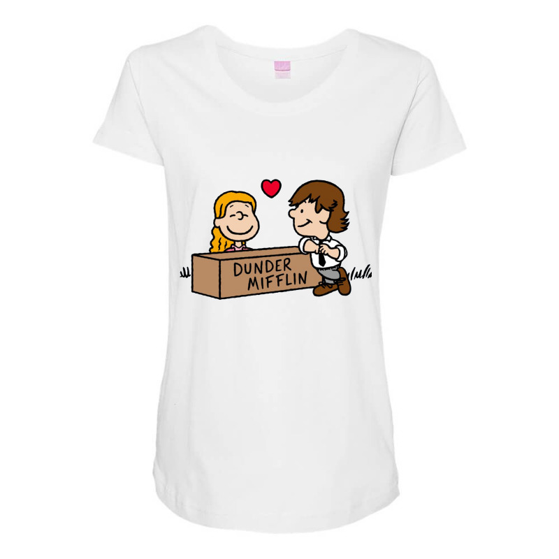 Office Love! Maternity Scoop Neck T-shirt by Nelson_ARt | Artistshot