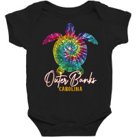 Outer Banks Tie Dye Sea Turtle Carolina Family Vacation Tank Top Baby Bodysuit | Artistshot