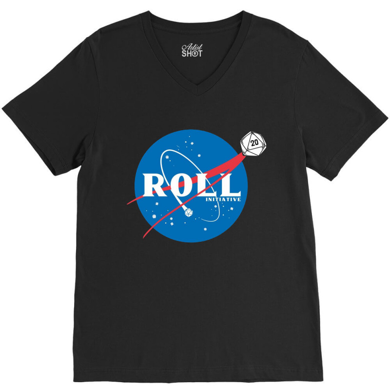 Space Roll V-neck Tee | Artistshot