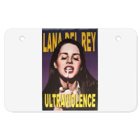 Lana Dell Ray Smoking Atv License Plate | Artistshot