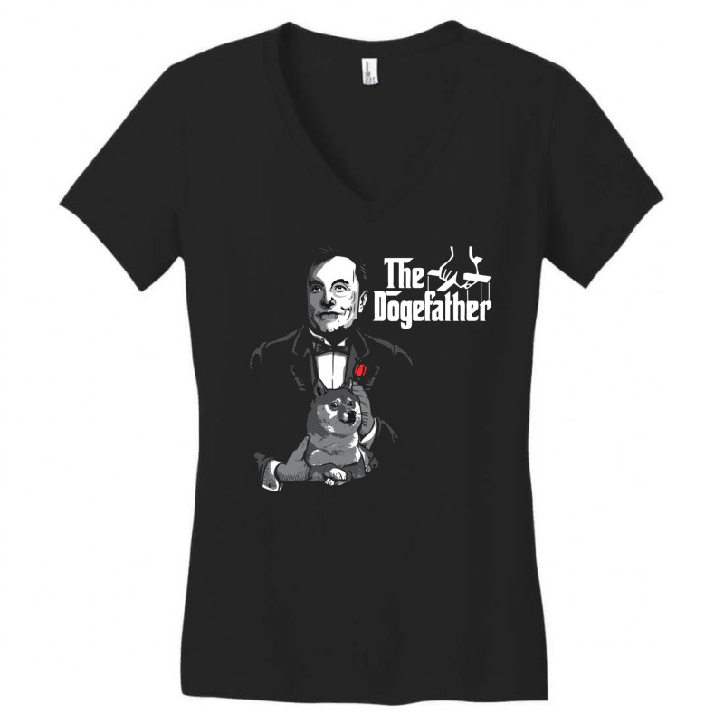 The Dogefather Women's V-Neck T-Shirt by micondes | Artistshot