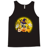 Yorkshire Dog Moon Pumpkin Halloween Costume Gift Tank Top | Artistshot