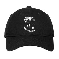 Best Dentist In The Molar System Design Funny Tooth Pun Adjustable Cap | Artistshot