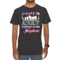 Proud Army National Guard Nephew Tee U.s. Military Gift Vintage T-shirt | Artistshot