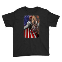 Patriot Child Of God Warrior Of Christ Jesus Lion Of Judah 036 Youth Tee | Artistshot