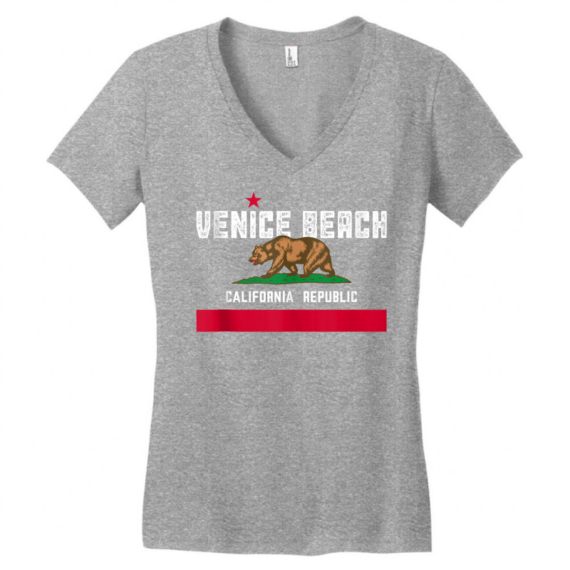 Venice Beach California Republic Summer Vacation Souvenir Tank Top Women's V-Neck T-Shirt by lelalucin | Artistshot