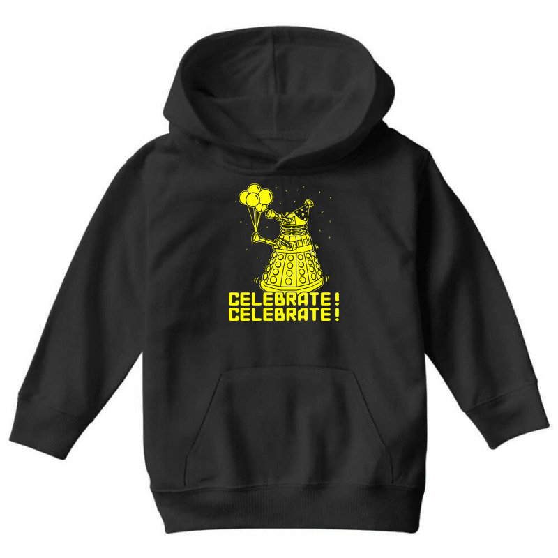 Dalek Celebrate! Youth Hoodie | Artistshot