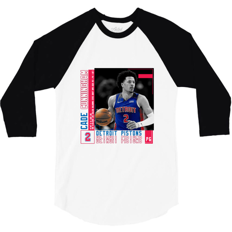 Cade Cunningham Basketball 3/4 Sleeve Shirt by ralinesah | Artistshot