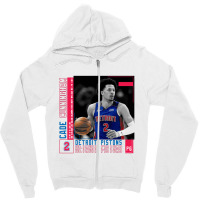 Cade Cunningham Basketball Zipper Hoodie | Artistshot