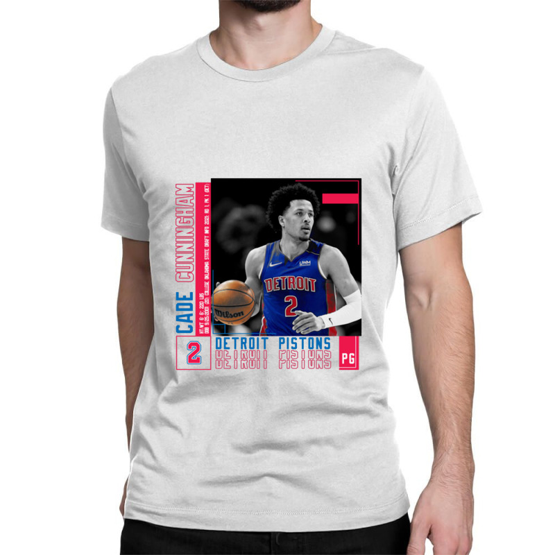 Cade Cunningham Basketball Classic T-shirt by ralinesah | Artistshot