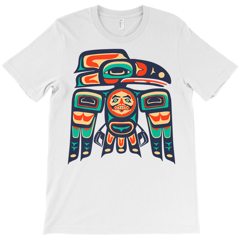 Alaska, Raven Haida Tribal Art, Native American Totem Premium T Shirt T-Shirt by alayziahollars | Artistshot