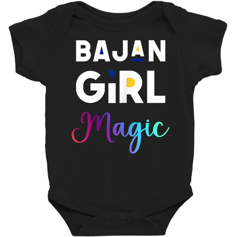 Bajan Girl Magic Shirt Barbados Black Pride Barbadian T Shirt Baby Bodysuit by alayziahollars | Artistshot