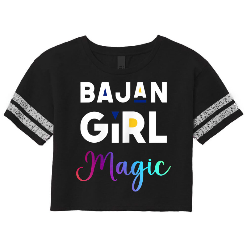 Bajan Girl Magic Shirt Barbados Black Pride Barbadian T Shirt Scorecard Crop Tee by alayziahollars | Artistshot