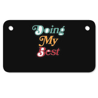 Dad Bod Hiphop Music Style 78113109 Motorcycle License Plate | Artistshot