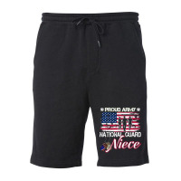 Proud Army National Guard Niece - U.s. Military Gift Fleece Short | Artistshot