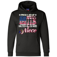 Proud Army National Guard Niece - U.s. Military Gift Champion Hoodie | Artistshot