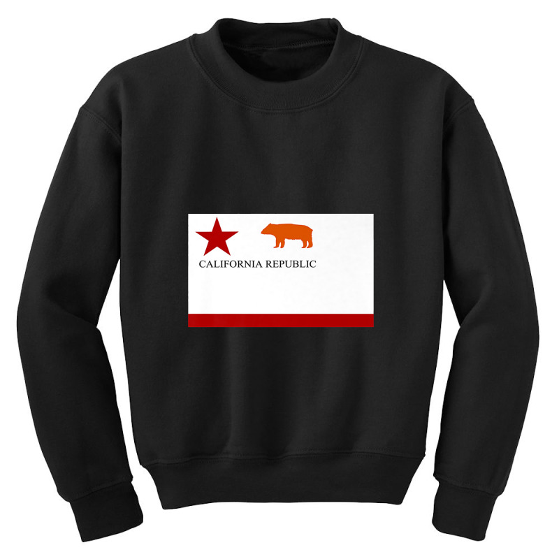 California Republic Todd's Bear Flag Of 1846 Usa Youth Sweatshirt by celanasubek | Artistshot