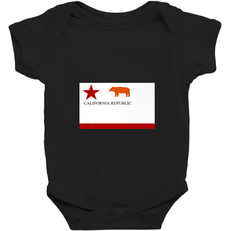 California Republic Todd's Bear Flag Of 1846 Usa Baby Bodysuit by celanasubek | Artistshot