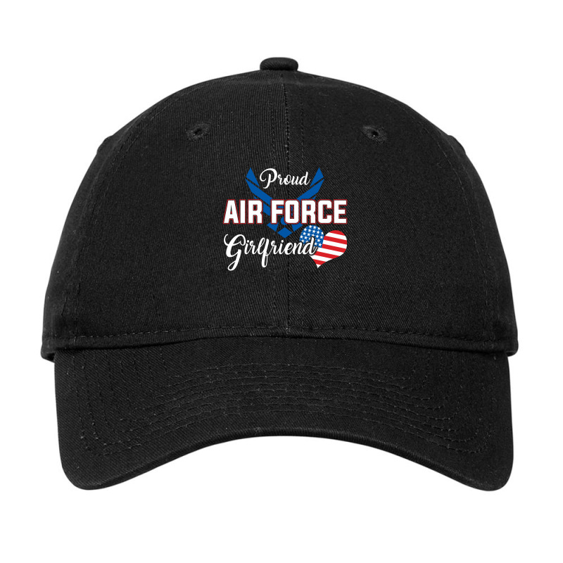 Proud Air Force Tee For Girlfriend Usa Military Women Adjustable Cap by LisaSnyder | Artistshot