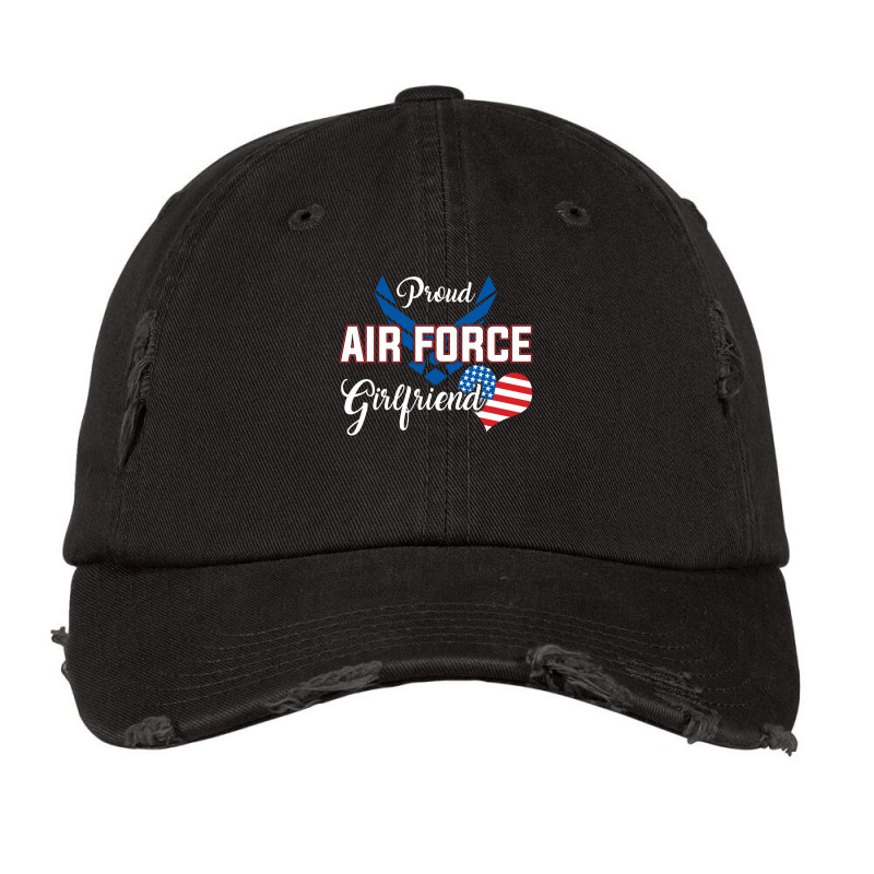 Proud Air Force Tee For Girlfriend Usa Military Women Vintage Cap by LisaSnyder | Artistshot