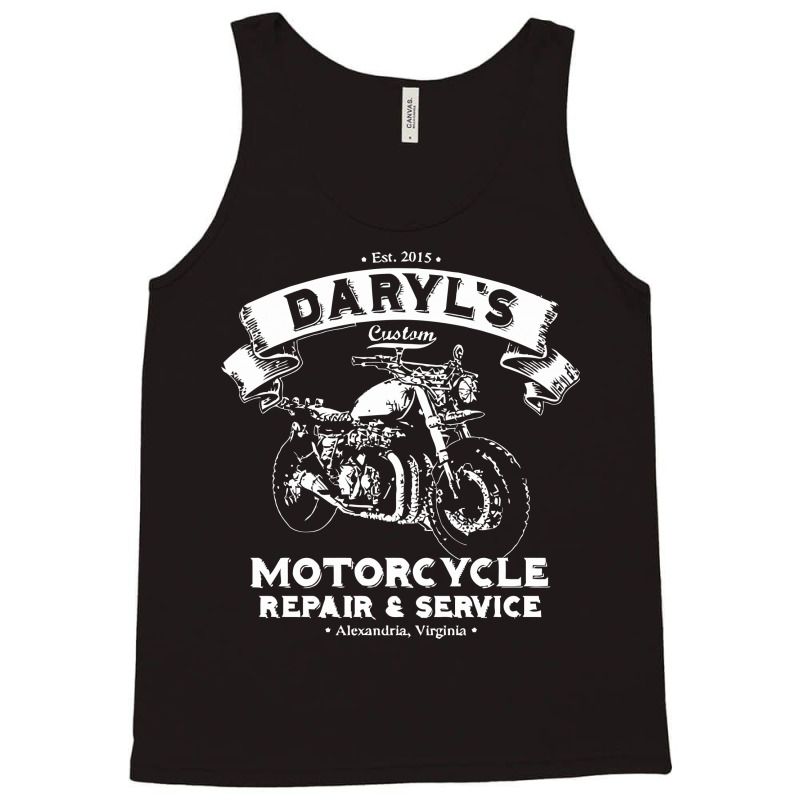 Daryl's Custom Motorcycle Repair & Service Tank Top | Artistshot